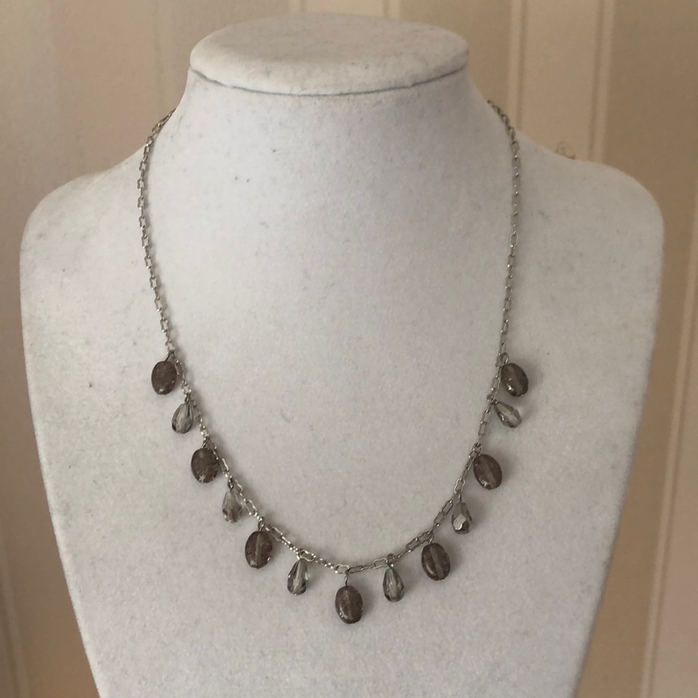 Multi color stone necklace